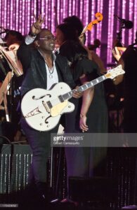 NEW YORK, NY - JULY 13:  Randy Jackson performs on stage during 2013 Major League Baseball All-Star Charity Concert starring The New York Philharmonic with Special Guest Mariah Carey Benefiting Sandy Relief at Central Park, Great Lawn on July 13, 2013 in New York City.  (Photo by Gilbert Carrasquillo/FilmMagic)